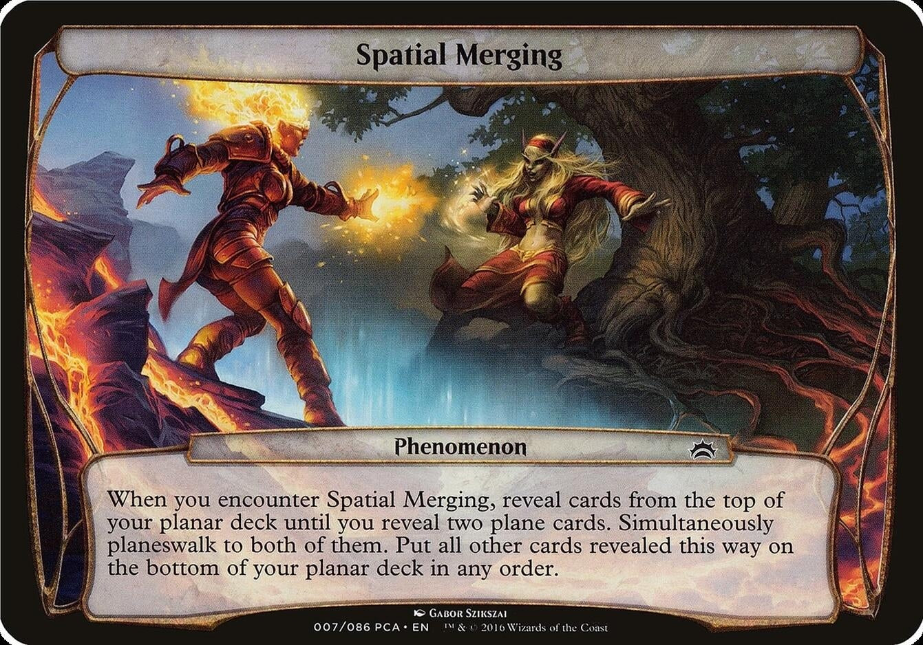Image for Spatial Merging (Planechase Anthology) (Oversize Cards) - Magic: The Gathering