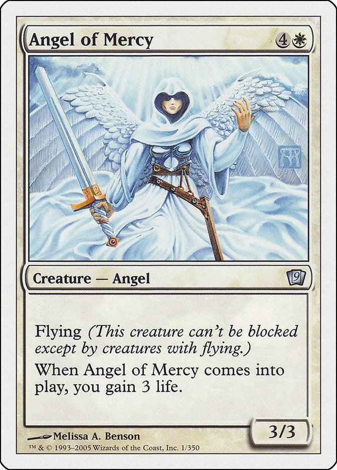 Image for Angel of Mercy (9th Edition) (1) - Magic: The Gathering