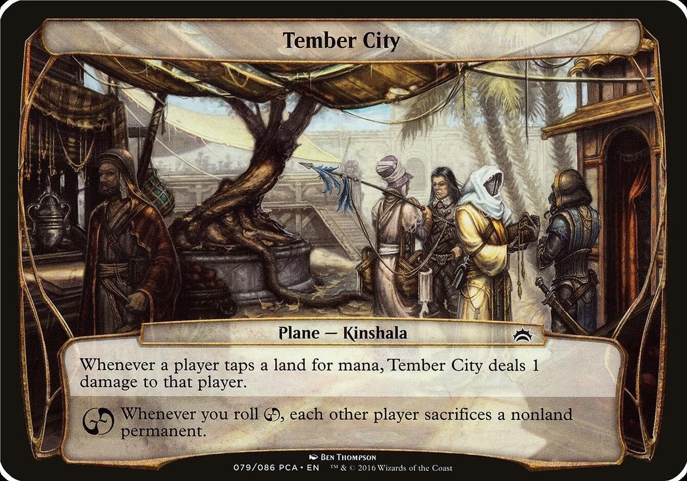 Image for Tember City (Planechase Anthology) (Oversize Cards) - Magic: The Gathering