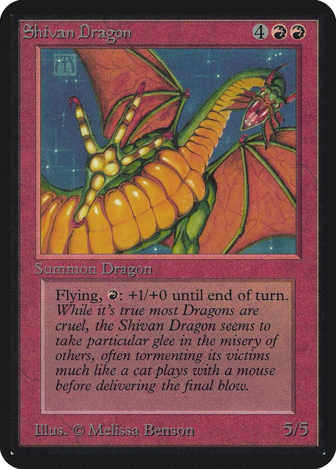 Image for Shivan Dragon (Alpha Edition) - Magic: The Gathering