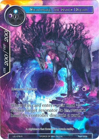 Image for Nightmare, the Ashen Dream (Full Art) (Legacy Lost) (LEL-078) - Force of Will
