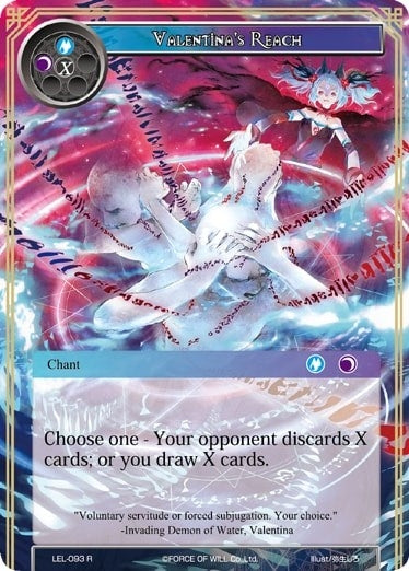 Image for Valentina's Reach (Legacy Lost) (LEL-093) - Force of Will