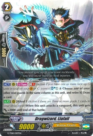 Image for Dragwizard, Liafail (G-TD10: Ritual of Dragon Sorcery) (G-TD10/007EN) - Cardfight Vanguard