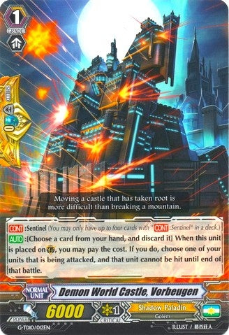 Image for Demon World Castle, Vorbeugen (G-TD10: Ritual of Dragon Sorcery) (G-TD10/012EN) - Cardfight Vanguard
