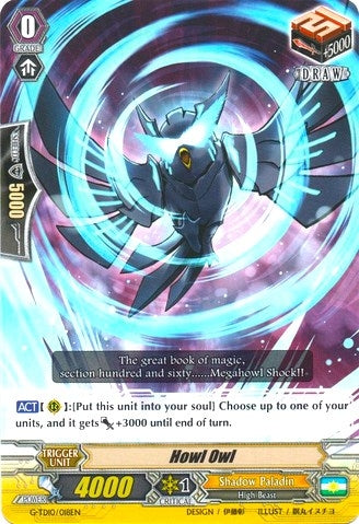 Image for Howl Owl (G-TD10: Ritual of Dragon Sorcery) (G-TD10/018EN) - Cardfight Vanguard