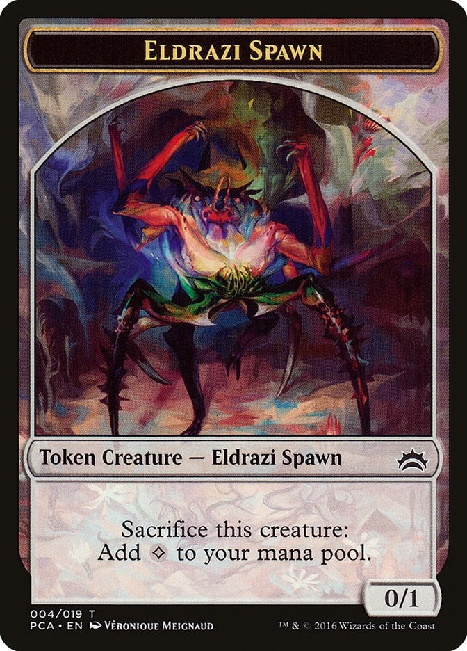 Image for Eldrazi Spawn (004) // Eldrazi Double-Sided Token (Planechase Anthology) (4 // 1) - Magic: The Gathering