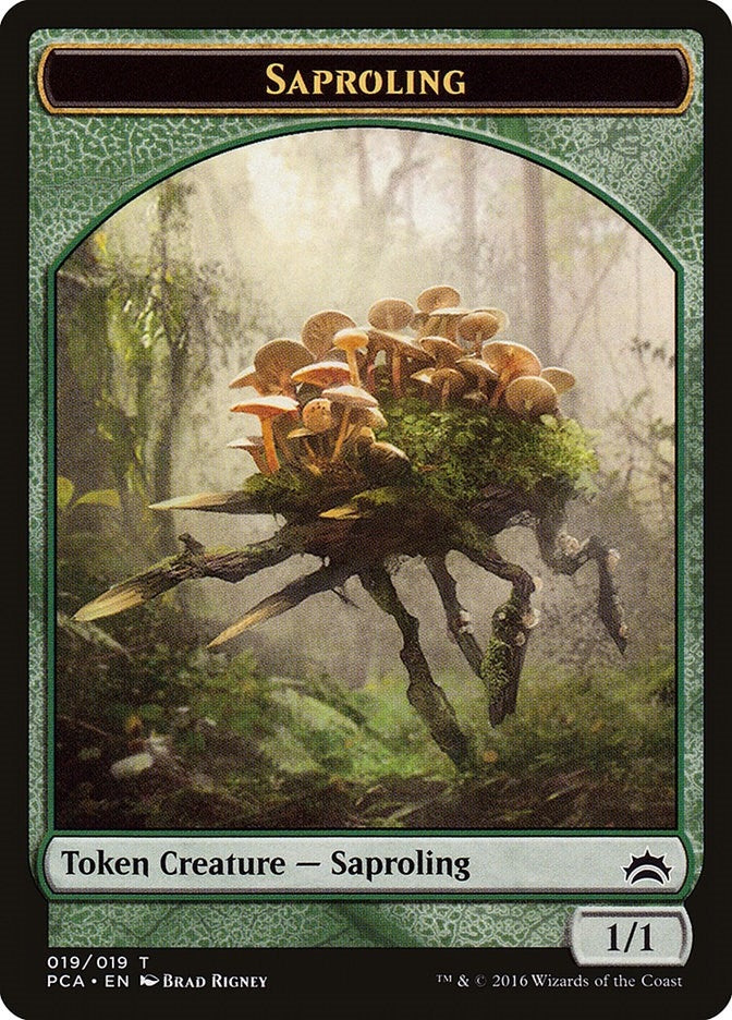 Image for Saproling // Goblin Double-Sided Token (Planechase Anthology) (19 // 11) - Magic: The Gathering