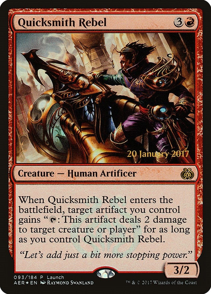 Image for Quicksmith Rebel (Launch Party & Release Event Promos) (93) - Magic: The Gathering