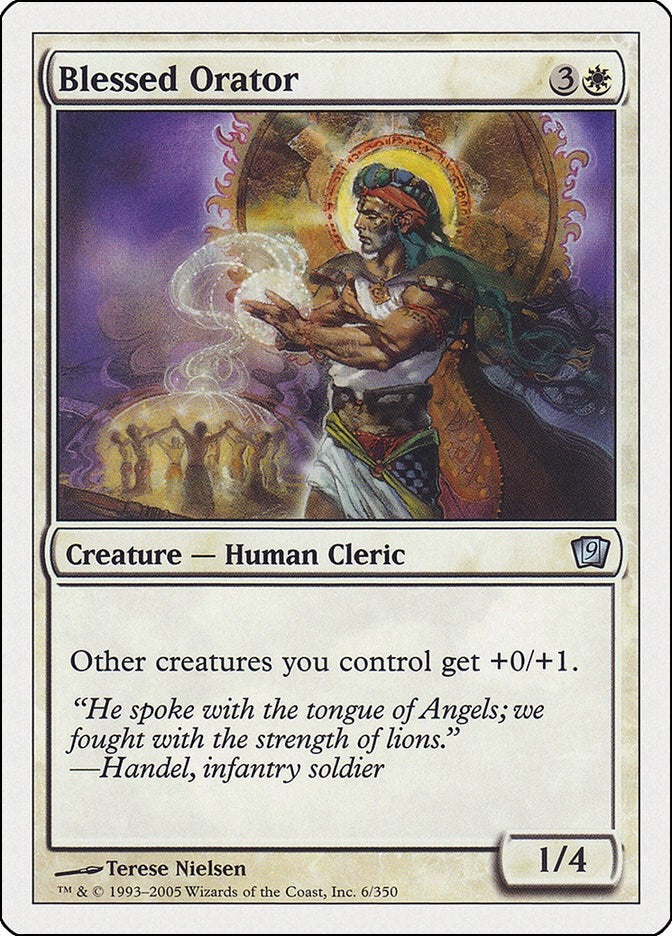 Image for Blessed Orator (9th Edition) (6) - Magic: The Gathering