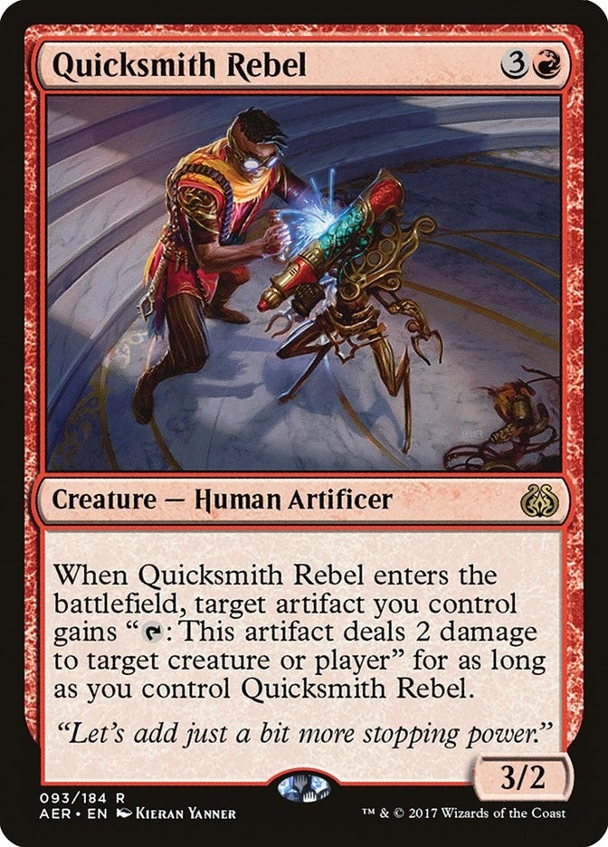 Image for Quicksmith Rebel (Aether Revolt) (93) - Magic: The Gathering