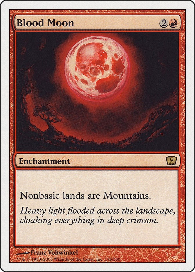 Image for Blood Moon (9th Edition) (176) - Magic: The Gathering