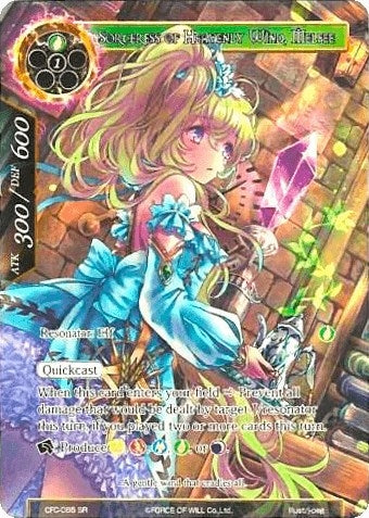 Image for Sorceress of Heavenly Wind, Melfee (Full Art) (Legacy Lost) (CFC-065) - Force of Will