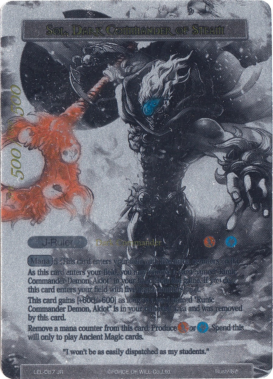 Image for Sol, Hierophant of the Helio Star // Sol, Dark Commander of Steam (Uber Rare) (Legacy Lost) (LEL-087 JR) - Force of Will