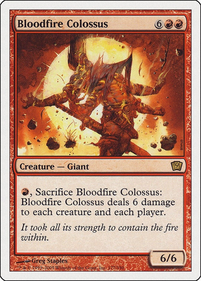 Image for Bloodfire Colossus (9th Edition) (177) - Magic: The Gathering