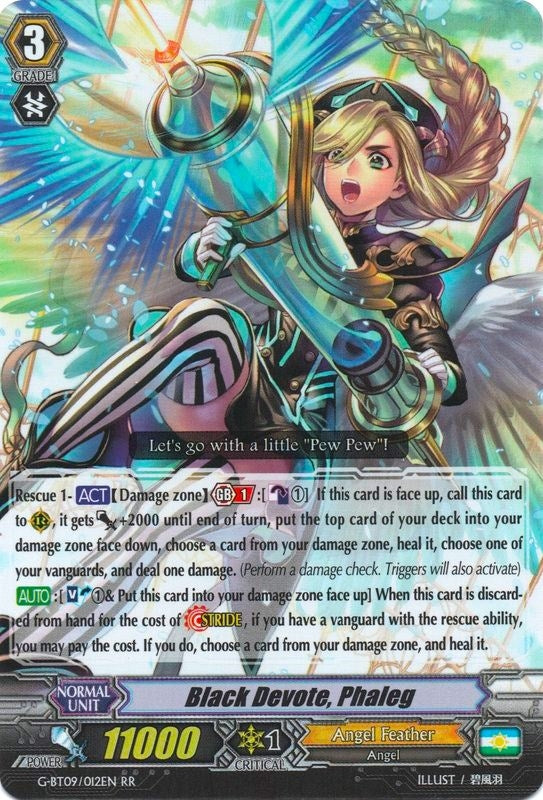 Image for Black Devote, Phaleg (G-BT09: Divine Dragon Caper) (G-BT09/012EN) - Cardfight Vanguard