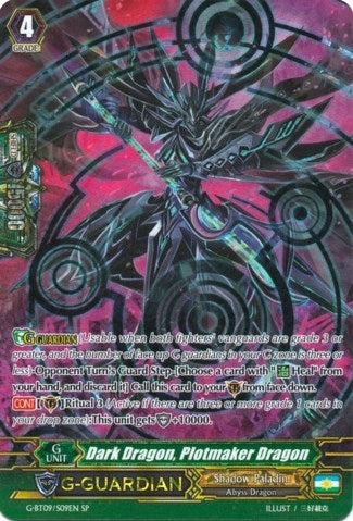 Image for Dark Dragon, Plotmaker Dragon (SP) (G-BT09: Divine Dragon Caper) (G-BT09/S09EN) - Cardfight Vanguard