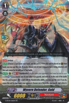 Image for Wyvern Defender, Guld (G-BT09: Divine Dragon Caper) (G-BT09/016EN) - Cardfight Vanguard