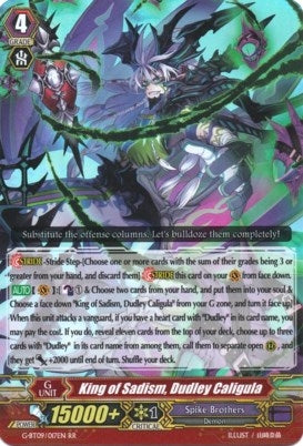 Image for King of Sadism, Dudley Caligula (G-BT09: Divine Dragon Caper) (G-BT09/017EN) - Cardfight Vanguard
