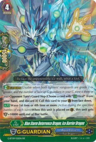 Image for Blue Storm Deterrence Dragon, Ice Barrier Dragon (G-BT09: Divine Dragon Caper) (G-BT09/021EN) - Cardfight Vanguard