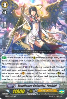 Image for Excellence Celestial, Yophiel (G-BT09: Divine Dragon Caper) (G-BT09/023EN) - Cardfight Vanguard