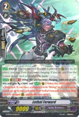 Image for Lethal Forward (G-BT09: Divine Dragon Caper) (G-BT09/036EN) - Cardfight Vanguard