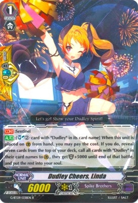 Image for Dudley Cheers, Linda (G-BT09: Divine Dragon Caper) (G-BT09/038EN) - Cardfight Vanguard