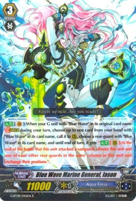 Image for Blue Wave Marine General, Iason (G-BT09: Divine Dragon Caper) (G-BT09/042EN) - Cardfight Vanguard