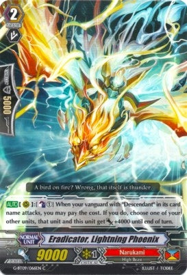 Image for Eradicator, Lightning Phoenix (G-BT09: Divine Dragon Caper) (G-BT09/066EN) - Cardfight Vanguard