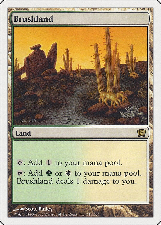 Image for Brushland (9th Edition) (319) - Magic: The Gathering