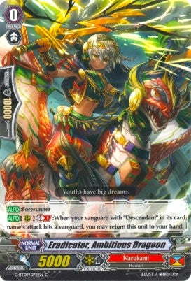Image for Eradicator, Ambitious Dragoon (G-BT09: Divine Dragon Caper) (G-BT09/072EN) - Cardfight Vanguard