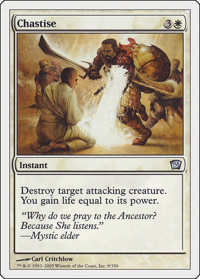 Image for Chastise (9th Edition) (9) - Magic: The Gathering