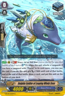 Image for Dolphin Soldier of Leaping Windy Seas (G-BT09: Divine Dragon Caper) (G-BT09/103EN) - Cardfight Vanguard