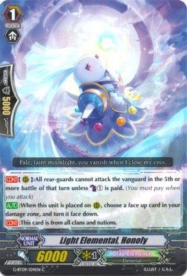 Image for Light Elemental, Honoly (G-BT09: Divine Dragon Caper) (G-BT09/104EN) - Cardfight Vanguard