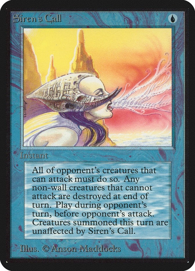 Image for Siren's Call (Alpha Edition) - Magic: The Gathering