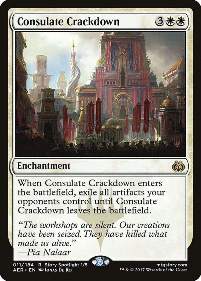 Image for Consulate Crackdown (Aether Revolt) (11) - Magic: The Gathering