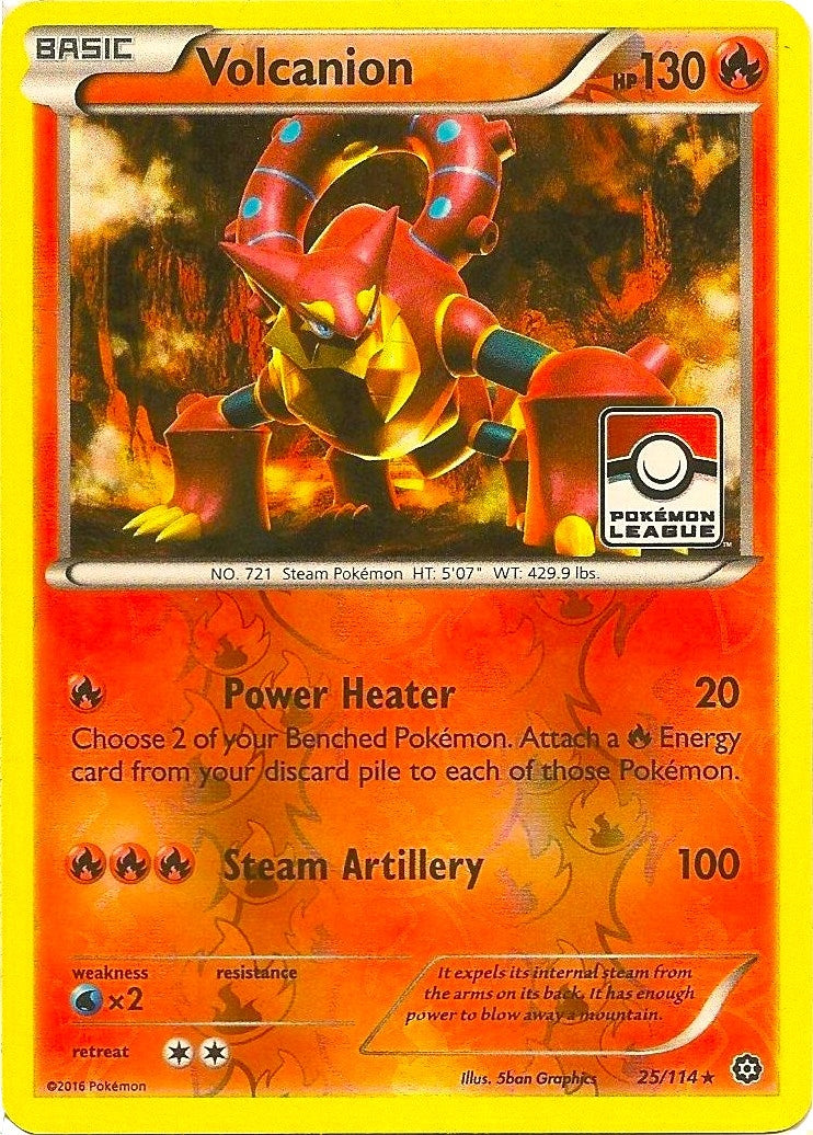 Image for Volcanion - 25/114 (Pokemon League) (League & Championship Cards) (025/114) - Pokemon