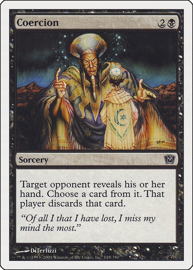 Image for Coercion (9th Edition) (118) - Magic: The Gathering