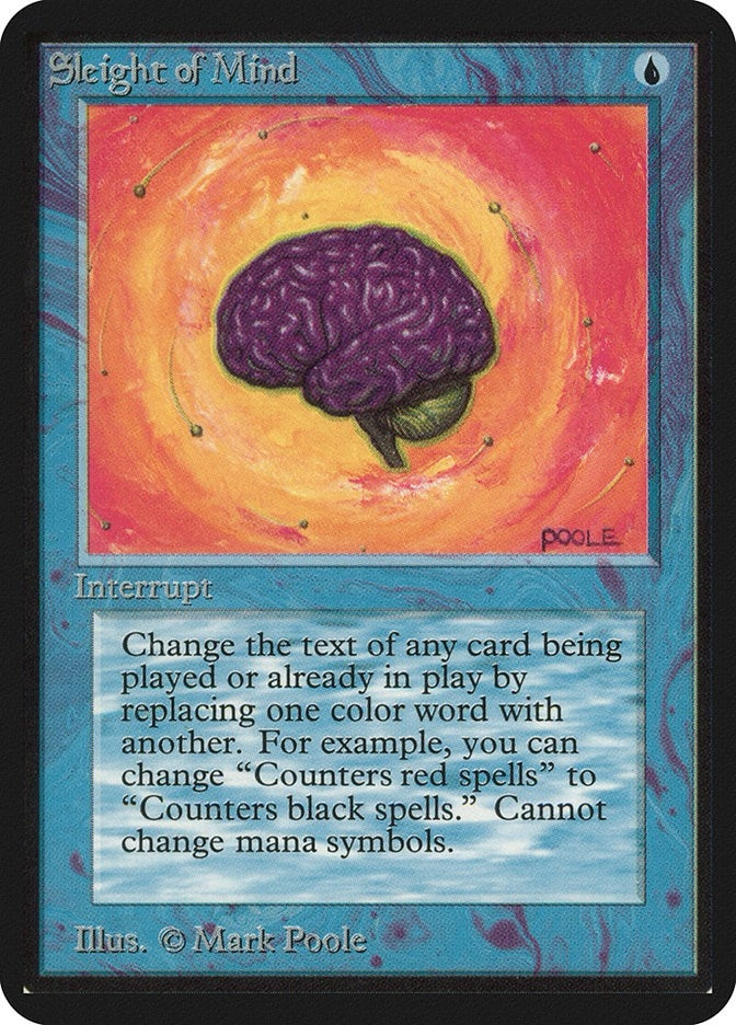 Image for Sleight of Mind (Alpha Edition) - Magic: The Gathering