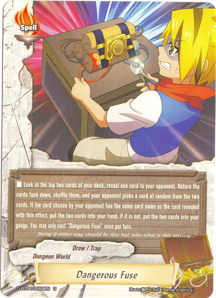 Image for Dangerous Fuse (Shine! Super Sun Dragon!!) (D-BT04/0059EN) - Future Card BuddyFight