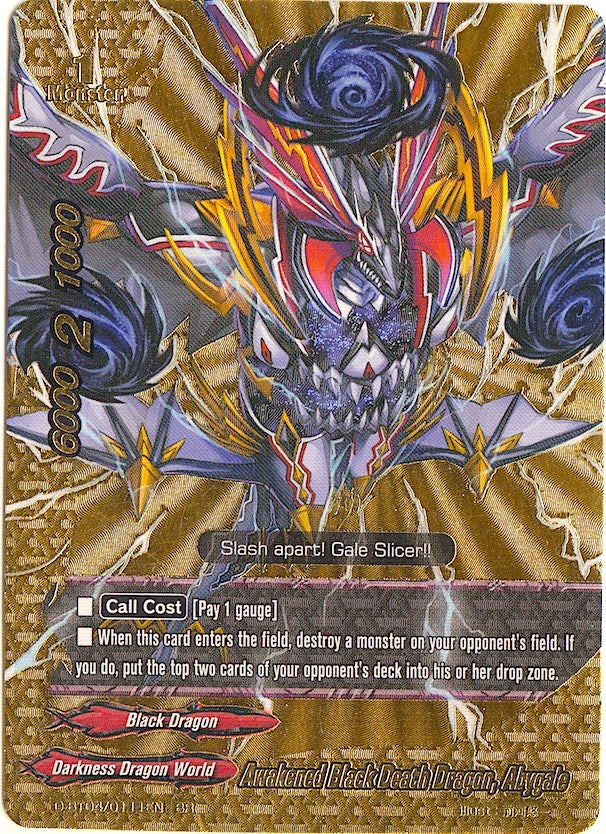 Image for Awakened Black Death Dragon, Abygale (BR) (Shine! Super Sun Dragon!!) (D-BT04/0111EN) - Future Card BuddyFight