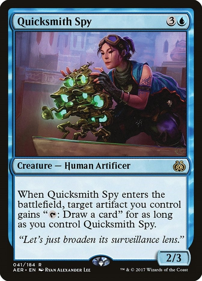 Image for Quicksmith Spy (Aether Revolt) (41) - Magic: The Gathering
