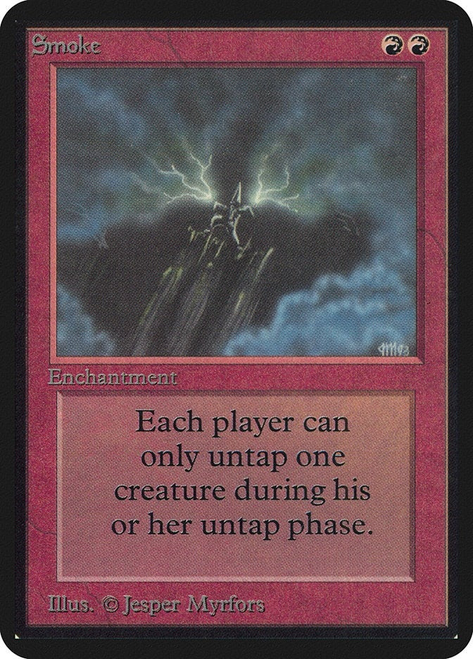 Image for Smoke (Alpha Edition) - Magic: The Gathering