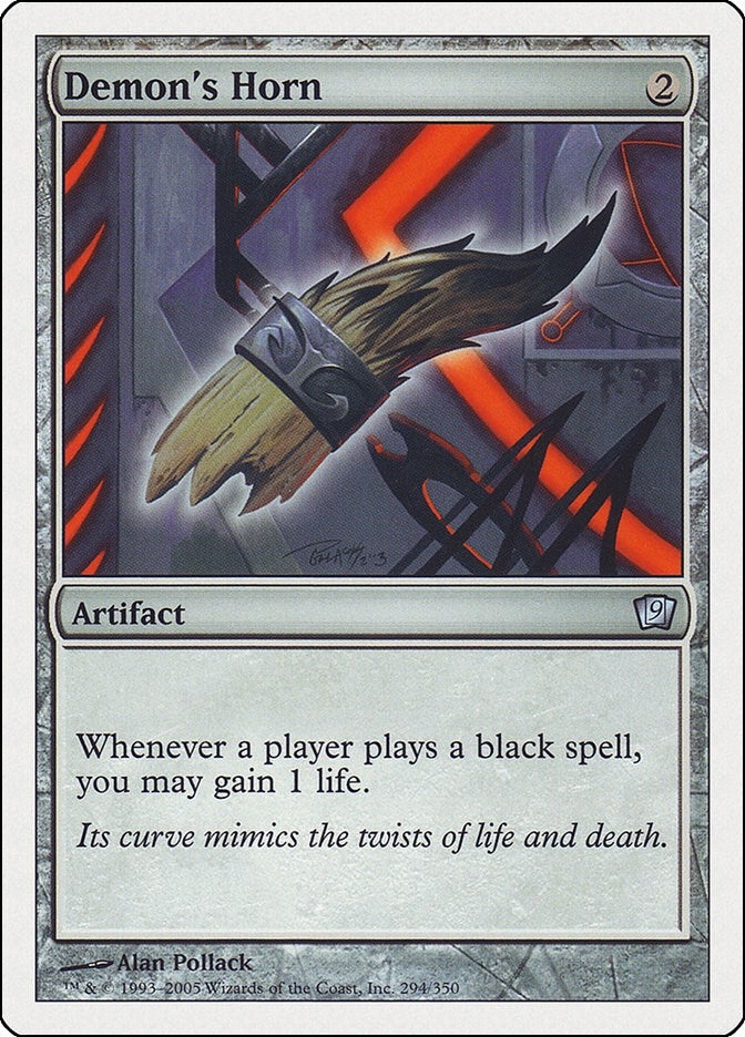 Image for Demon's Horn (9th Edition) (294) - Magic: The Gathering