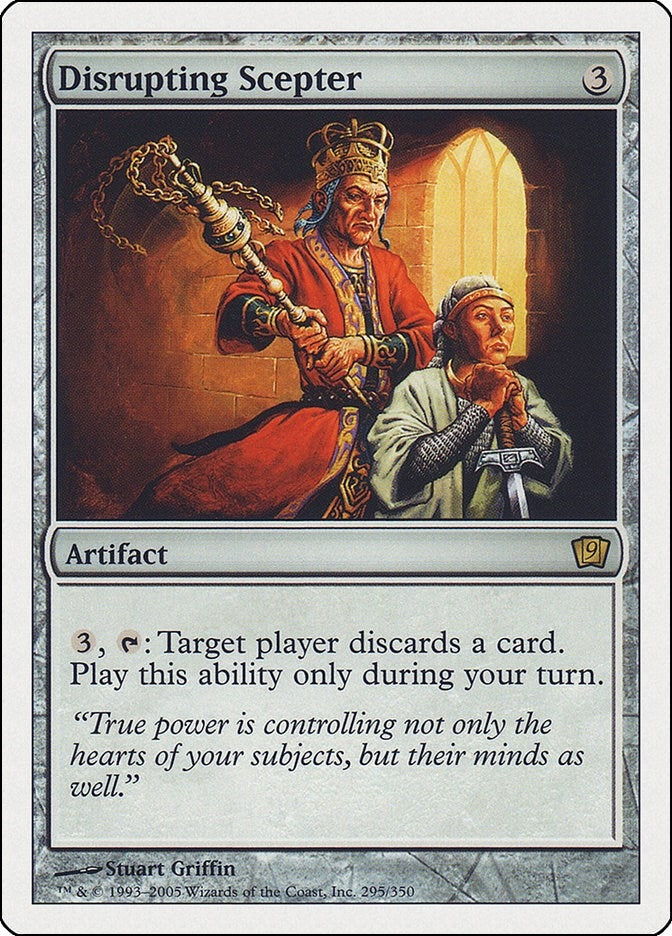 Image for Disrupting Scepter (9th Edition) (295) - Magic: The Gathering