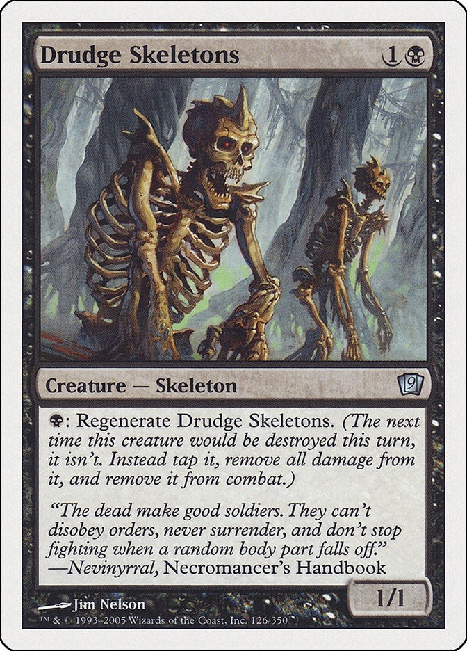 Image for Drudge Skeletons (9th Edition) (126) - Magic: The Gathering