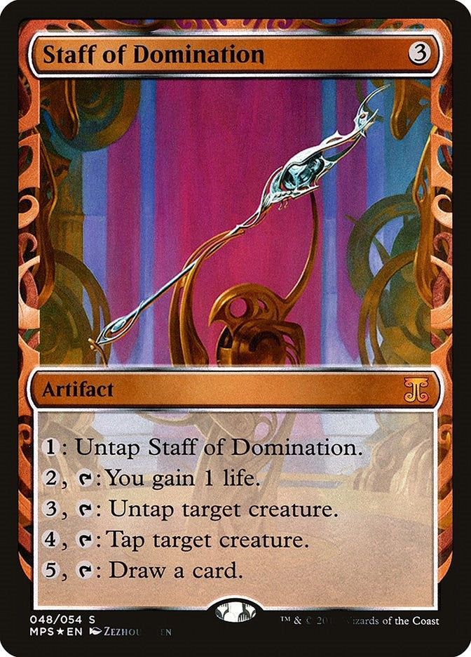 Image for Staff of Domination (Masterpiece Series: Kaladesh Inventions) (48) - Magic: The Gathering