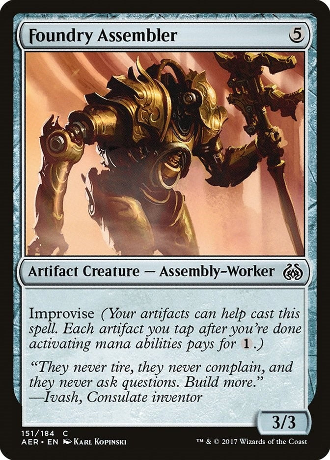 Image for Foundry Assembler (Aether Revolt) (151) - Magic: The Gathering