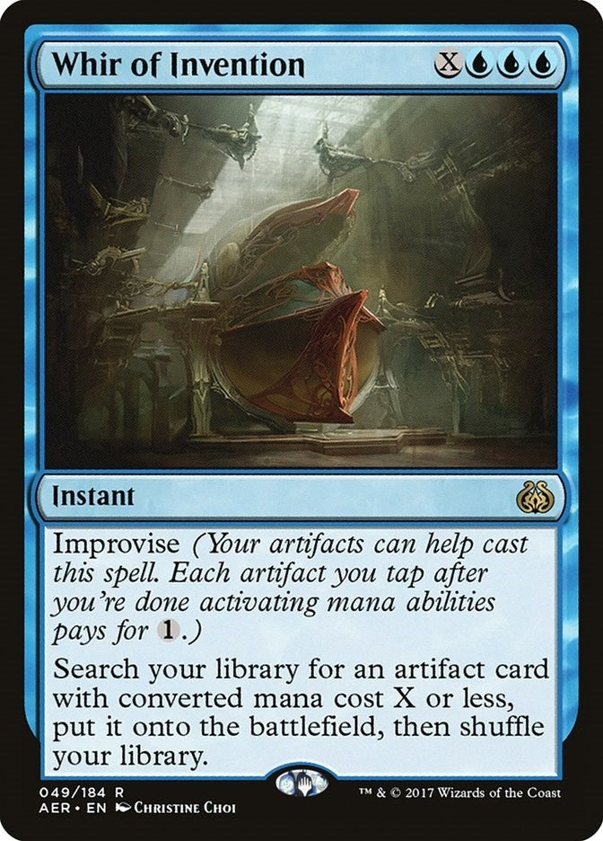 Image for Whir of Invention (Aether Revolt) (49) - Magic: The Gathering