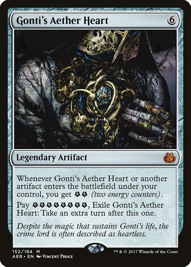 Image for Gonti's Aether Heart (Aether Revolt) (152) - Magic: The Gathering