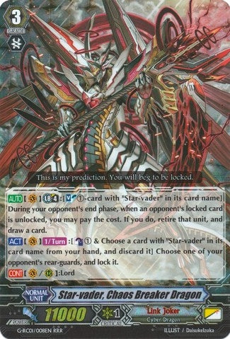 Image for Star-vader, Chaos Breaker Dragon (G-RC01: Revival Collection) (G-RC01/008EN) - Cardfight Vanguard